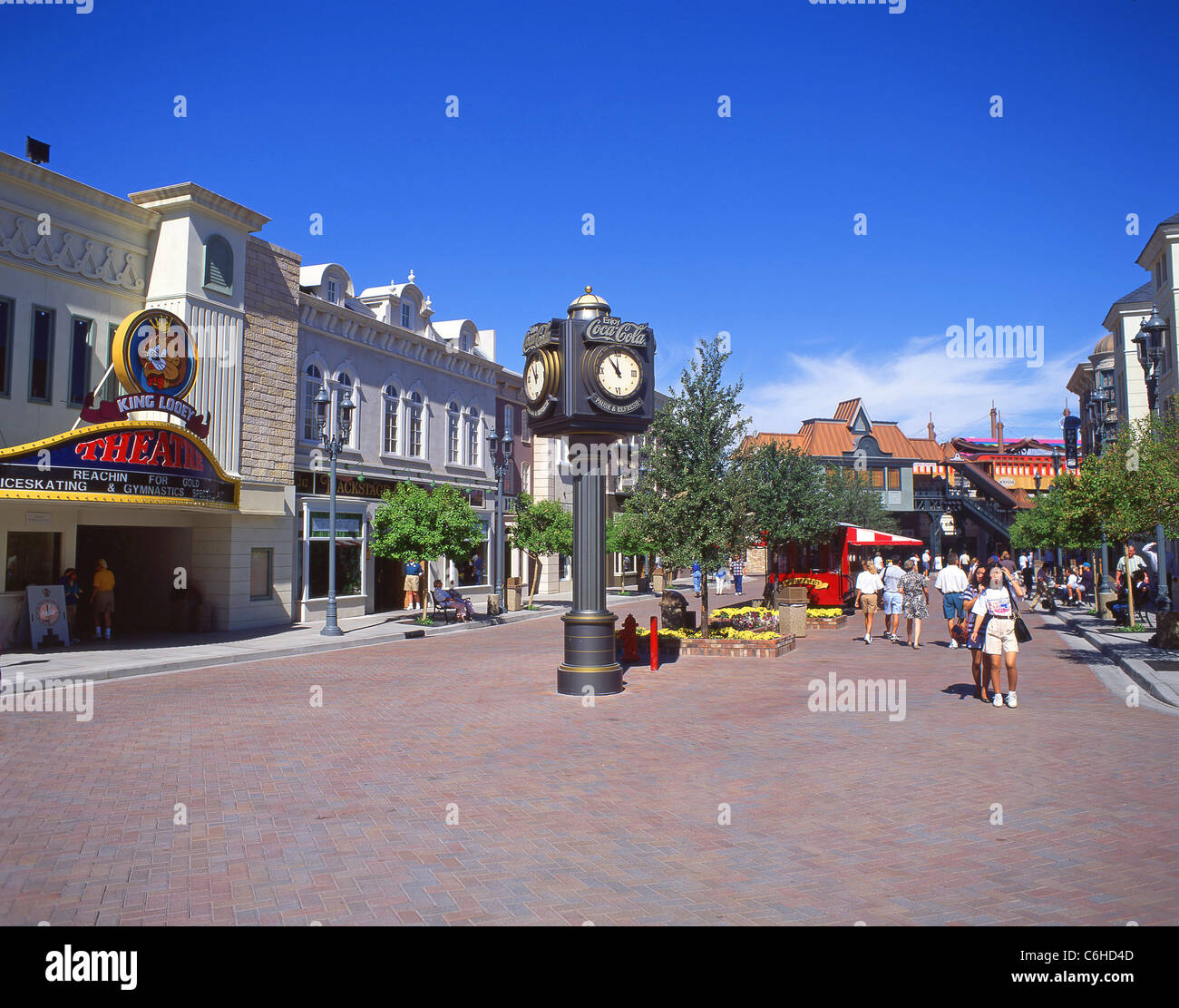 Il MGM Grand Hotel & Casino Theme Park, il Vegas Strip di Las Vegas, Nevada, Stati Uniti d'America Foto Stock