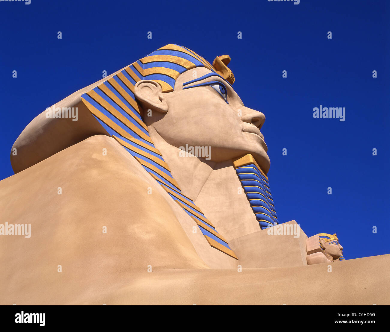 Il Luxor Hotel & Casino Sphinx, il Vegas Strip di Las Vegas, Nevada, Stati Uniti d'America Foto Stock
