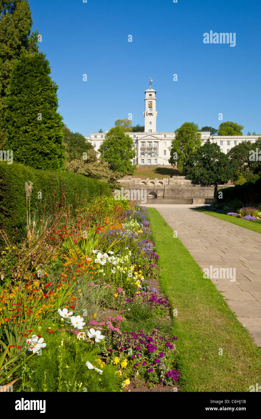 Trento edificio del campus presso l'Università di Nottingham, Nottinghamshire England Regno Unito GB UE Foto Stock
