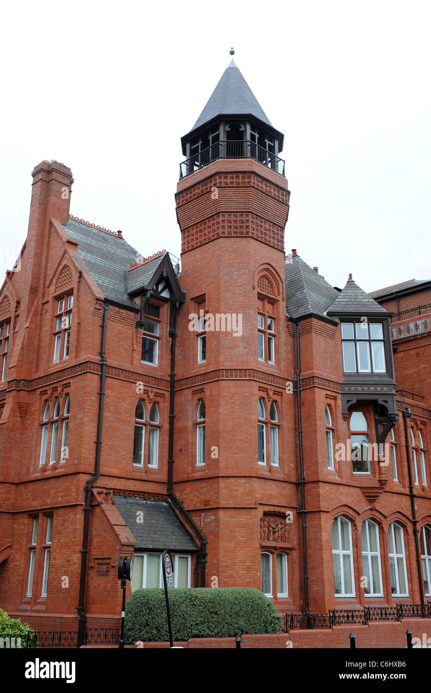 L'ex Ospedale in Murivance Shrewsbury ora convertito in appartamenti di lusso Shropshire England Regno Unito Foto Stock