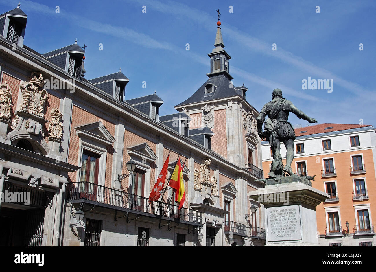 Plaza de la Villa (municipio), Madrid, Spagna, Europa occidentale. Foto Stock