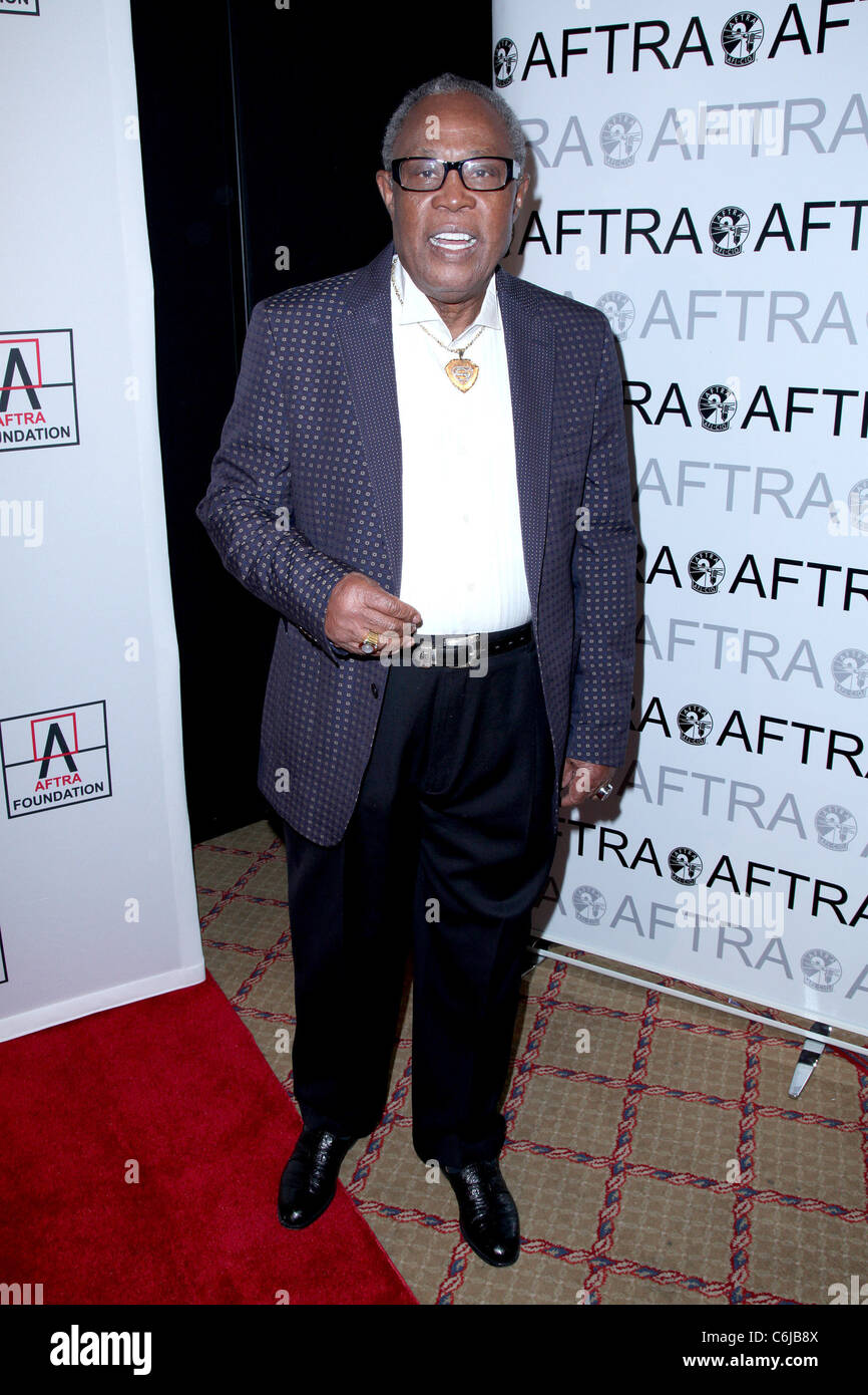 Sam Moore AFTRA AMEE Awards presso la grande sala da ballo all'interno del Plaza Hotel - Gli arrivi di New York City, Stati Uniti d'America - il 22.02.10 Foto Stock