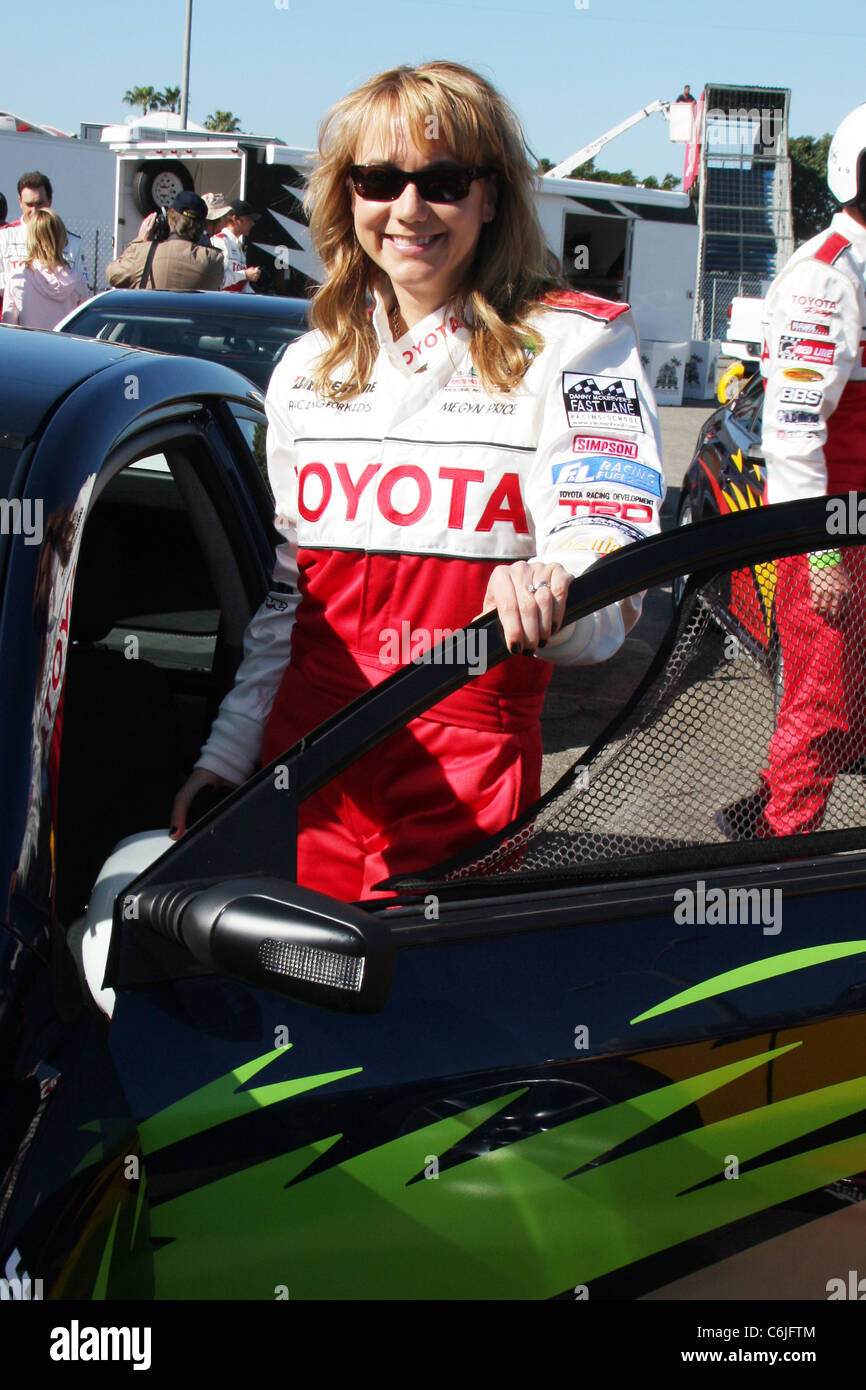 Prezzo Megyn Spl giorno di pratica per la Toyota Pro Celebrity Race di Los Angeles, California - 06.04.10 Foto Stock