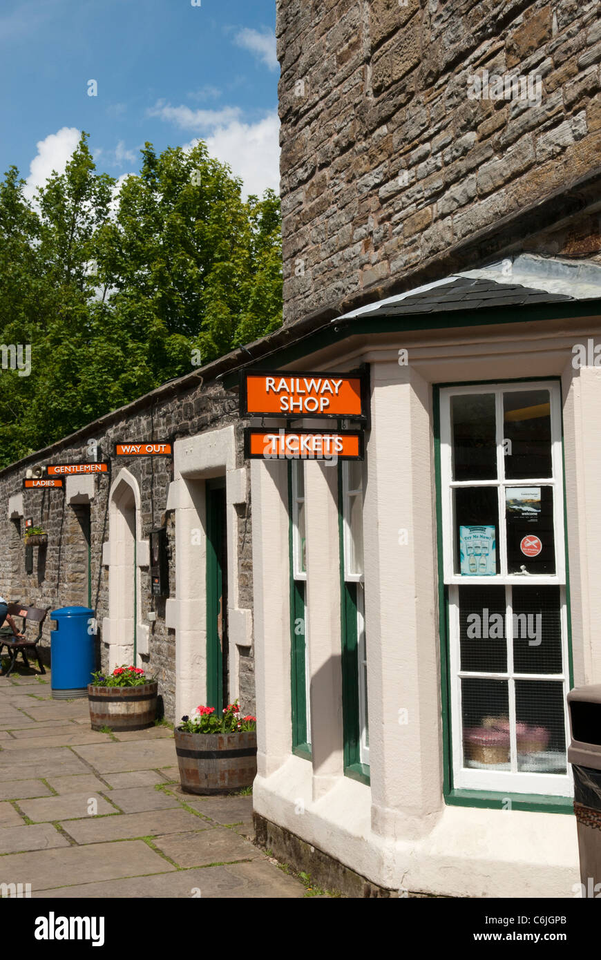 South Tynedale Railway, Alston Station, Cumbria, Inghilterra. Foto Stock