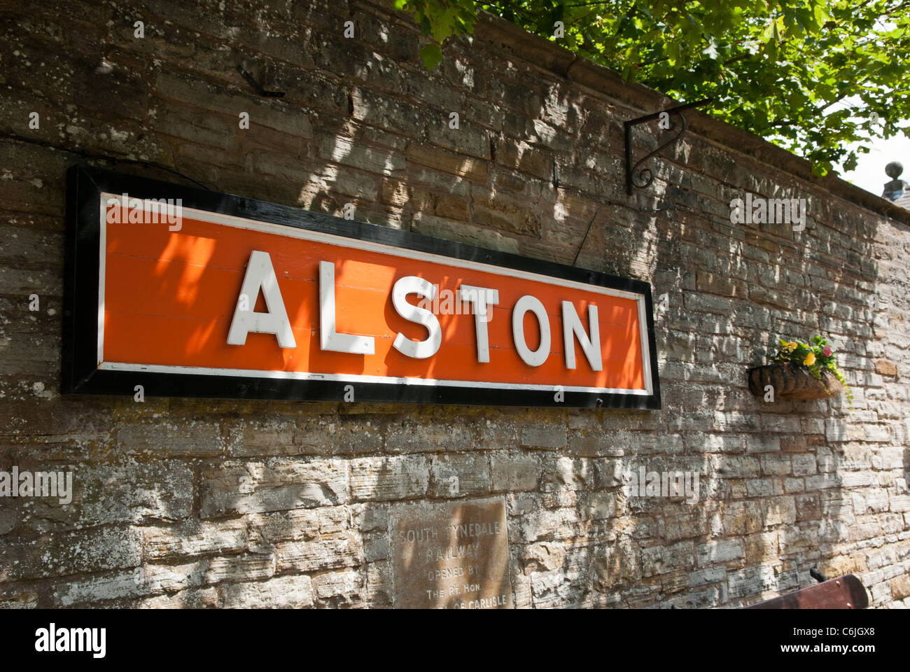 South Tynedale Railway, Alston Station, Cumbria, Inghilterra. Foto Stock