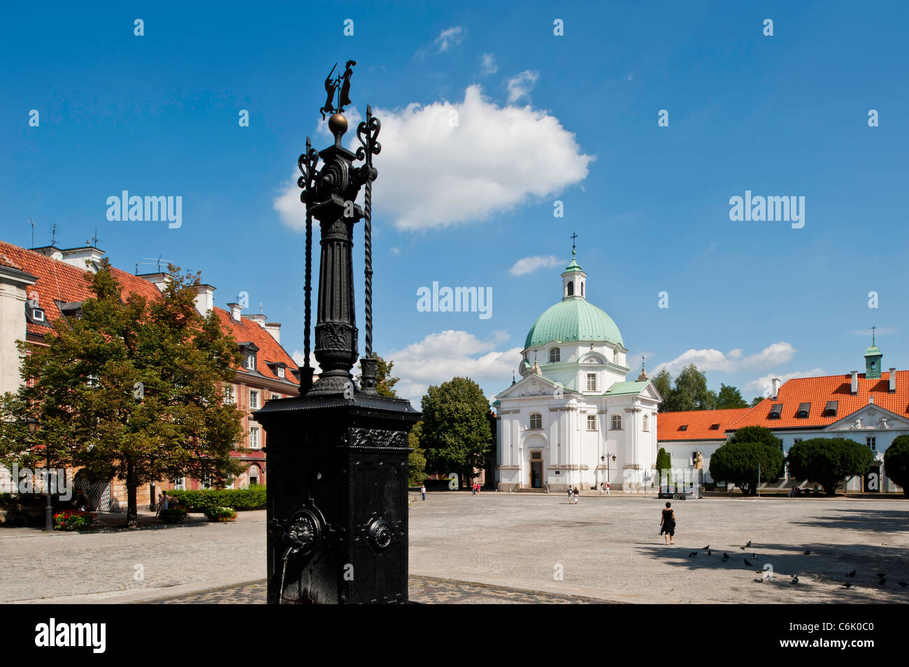 Nuova Piazza del Mercato, Città Vecchia, Varsavia, Polonia Foto Stock