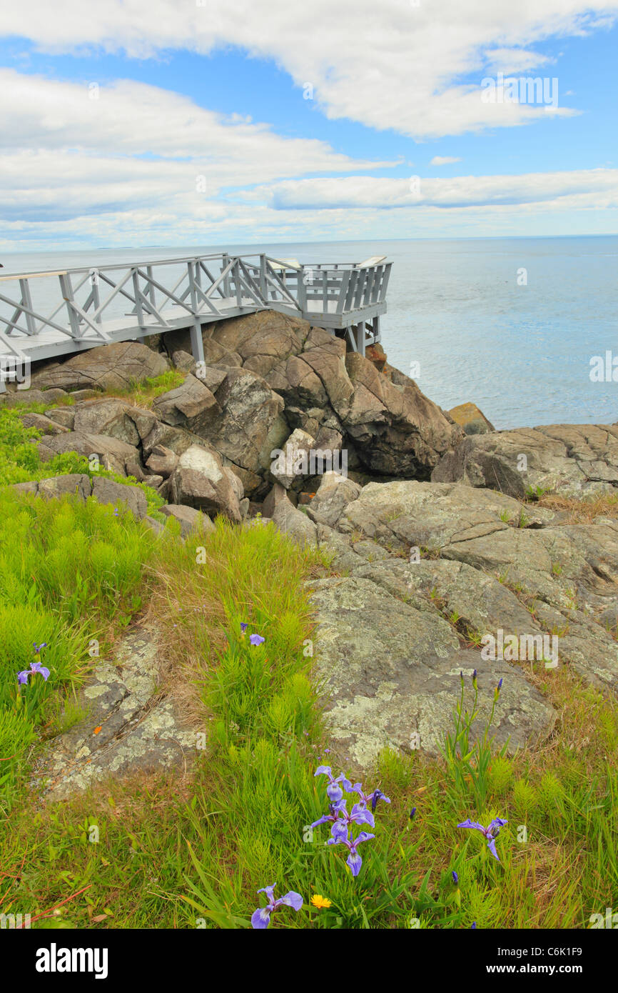 Punto di Liberty, Roosevelt Campobello International Park, Welshpool, Campobello Island, New Brunswick, Canada Foto Stock