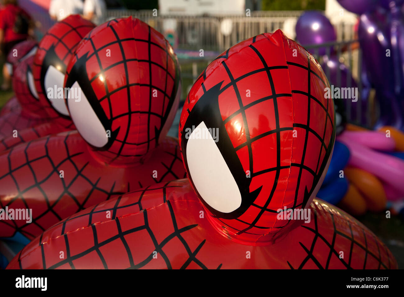 Spiderman balloon immagini e fotografie stock ad alta risoluzione