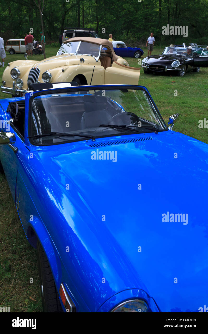 British Classic Cars all'auto show. Foto Stock