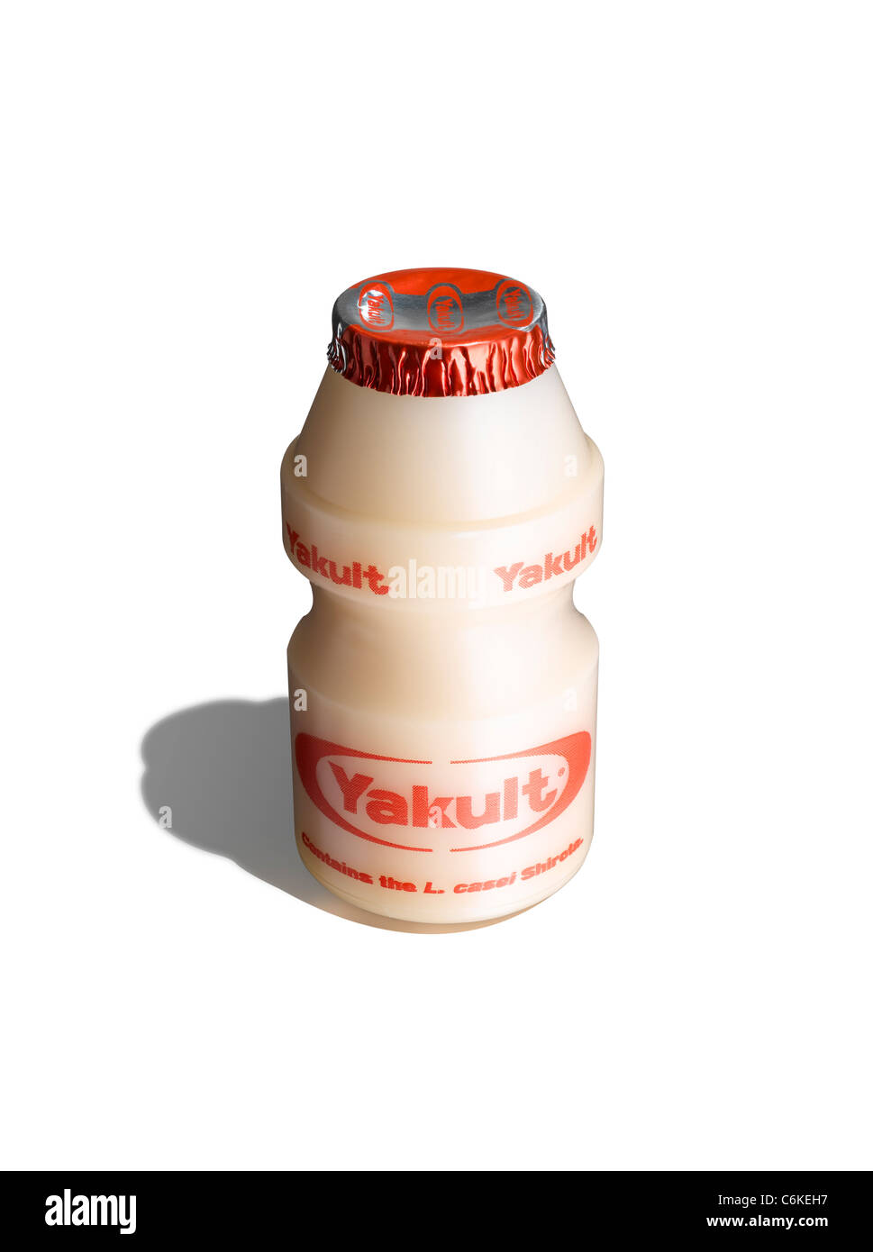 Una bottiglia di Yakult Foto Stock