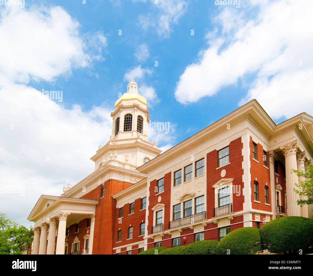 Pat Neff Hall costruito 1938, amministrazione centrale edificio è icona della Baylor University di Waco, Texas, Stati Uniti d'America Foto Stock