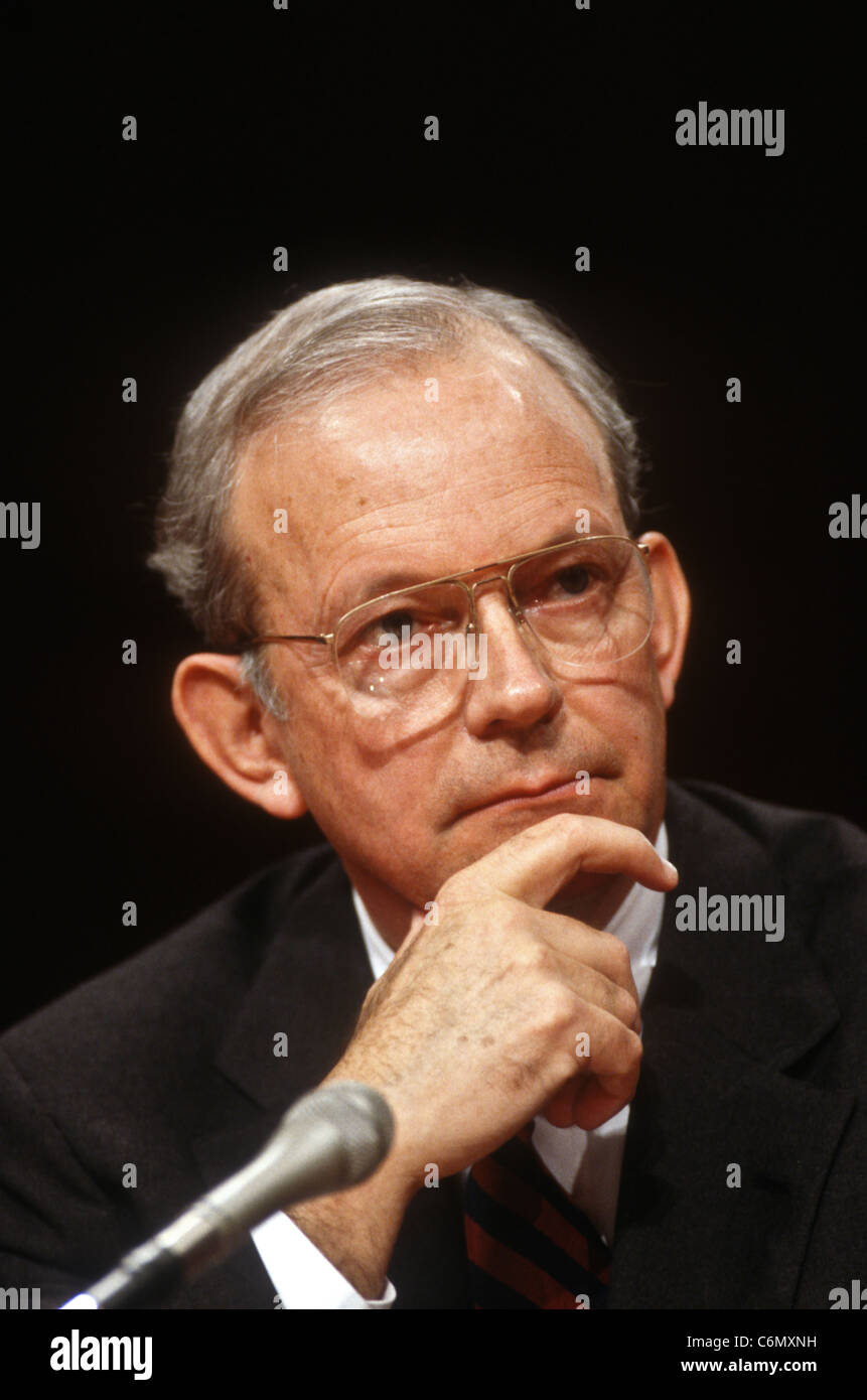 National Security Advisor Anthony Lake attesta nel senato comitato di intelligence Foto Stock