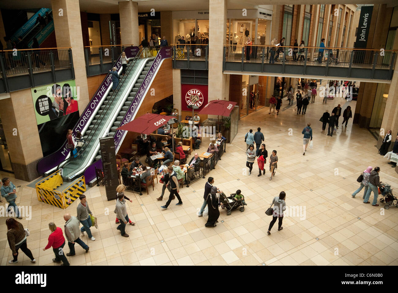 Il Grand Arcade shopping mall, Cambridge Regno Unito Foto Stock