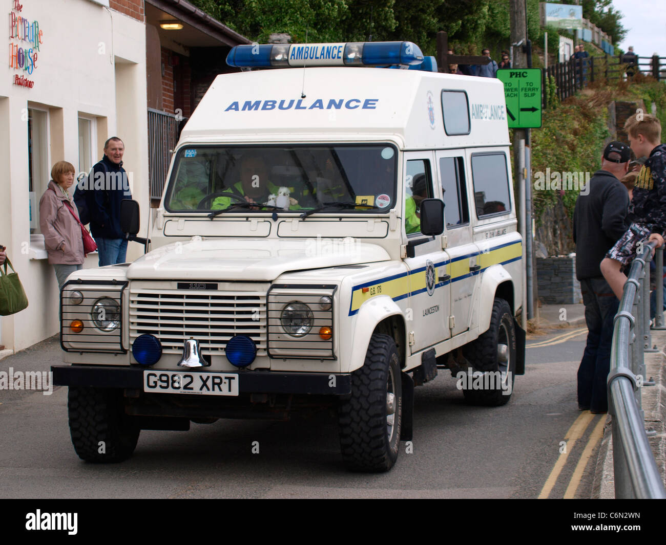 Landrover ambulanza, REGNO UNITO Foto Stock