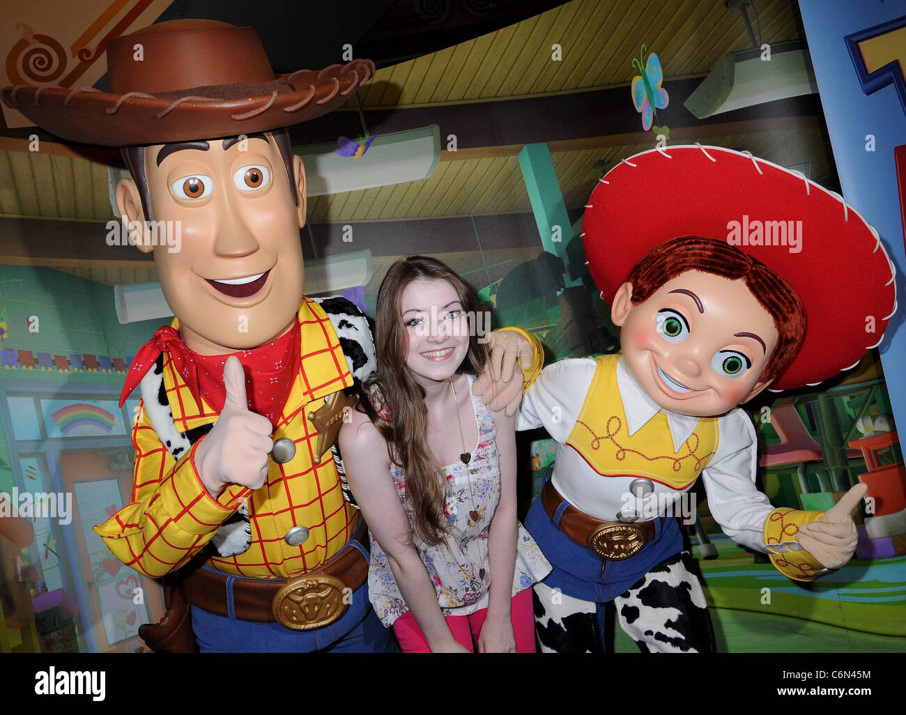 Sarah Bolger "Toy Story 3' premiere a Dundrum Town Center Dublino, Irlanda - 10.07.10. Foto Stock