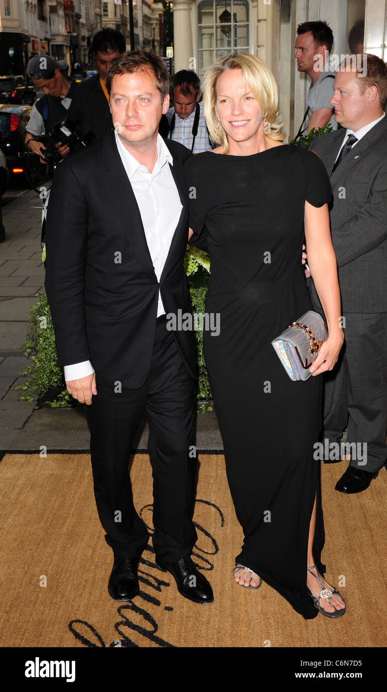 Matthew Freud, al launch party per Diane von Furstenberg è di nuovo progetto di allestimento con il Claridges presso il Claridges Hotel Foto Stock