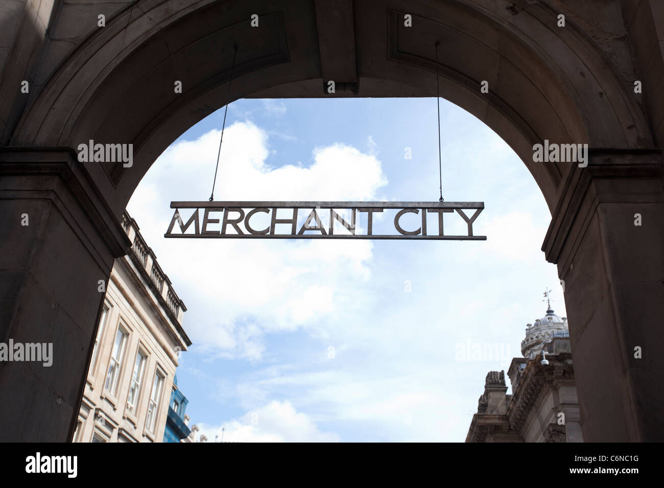 Merchant City Glasgow Scozia. Foto:Jeff Gilbert Foto Stock