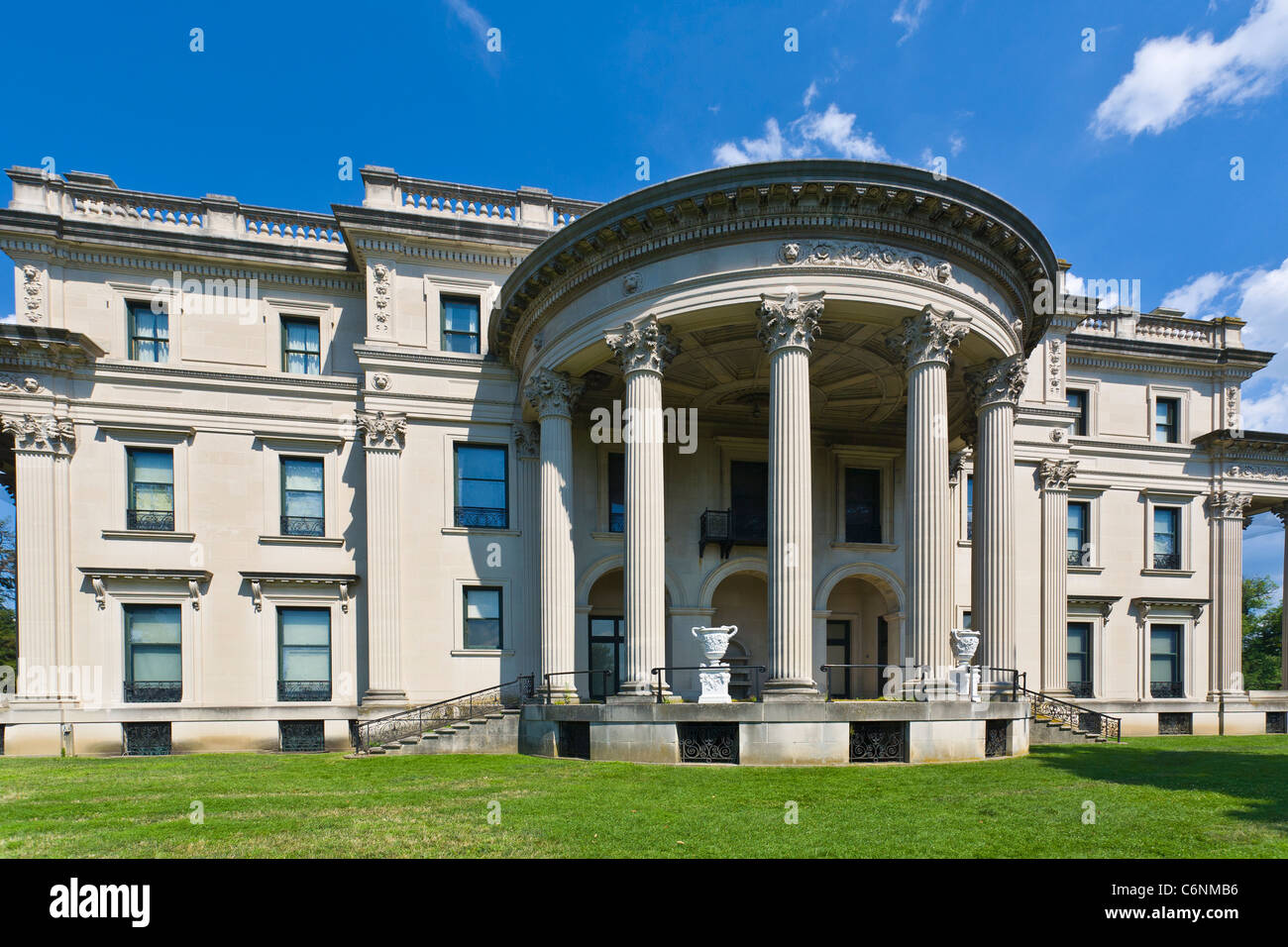 Vanderbilt Mansion National Historic Site nella Hudson Valley Town di Hyde Park di New York Foto Stock