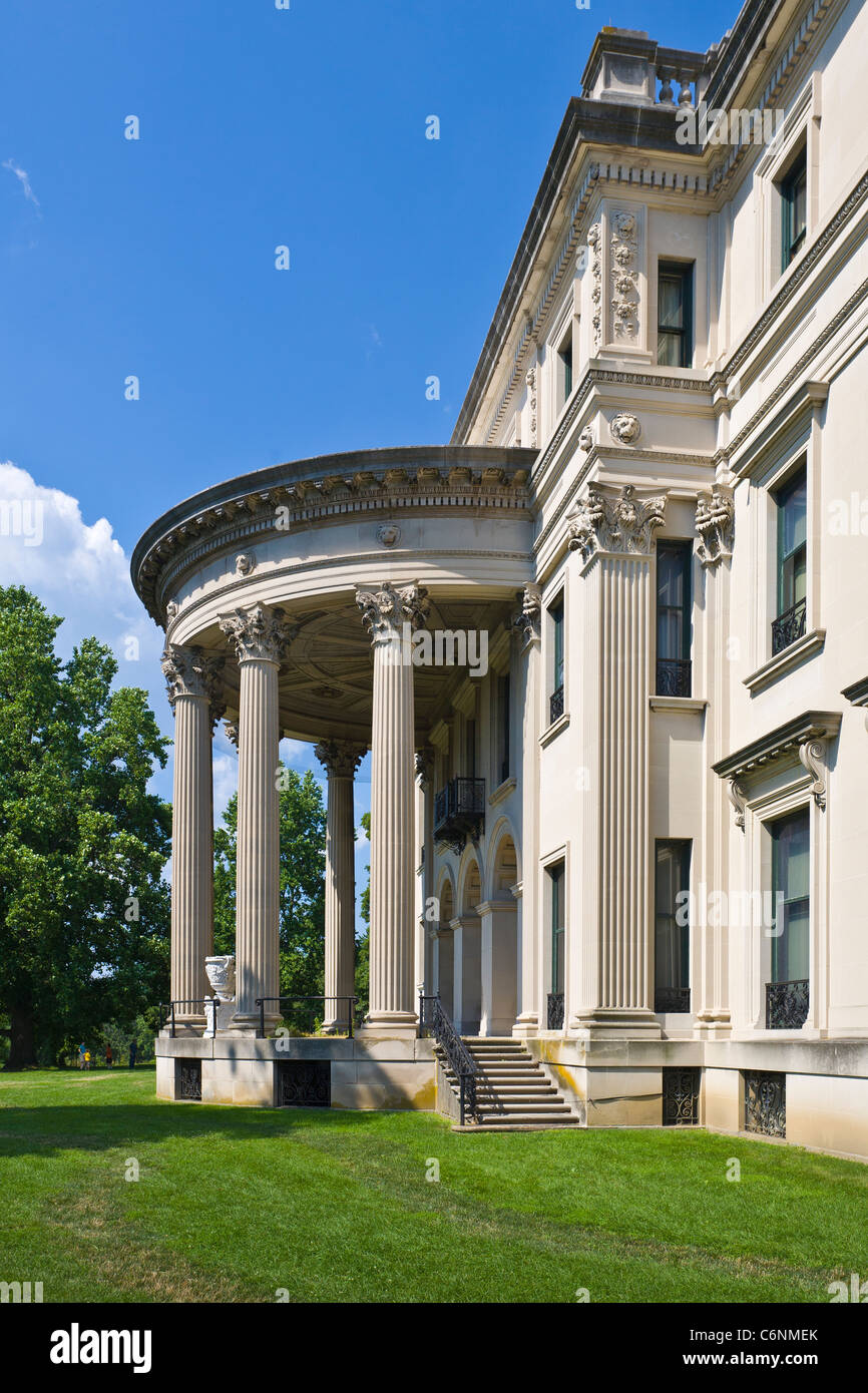 Vanderbilt Mansion National Historic Site nella Hudson Valley Town di Hyde Park di New York Foto Stock