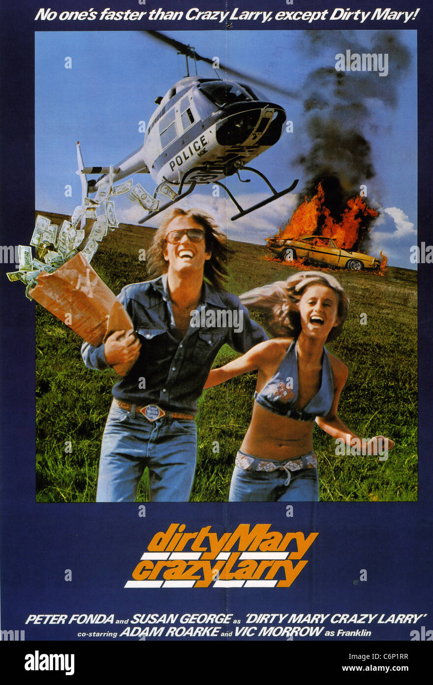Sporco MARIA LAZY HARRY Poster per 1974 TCF film con Petrer Fonda e Susan George Foto Stock