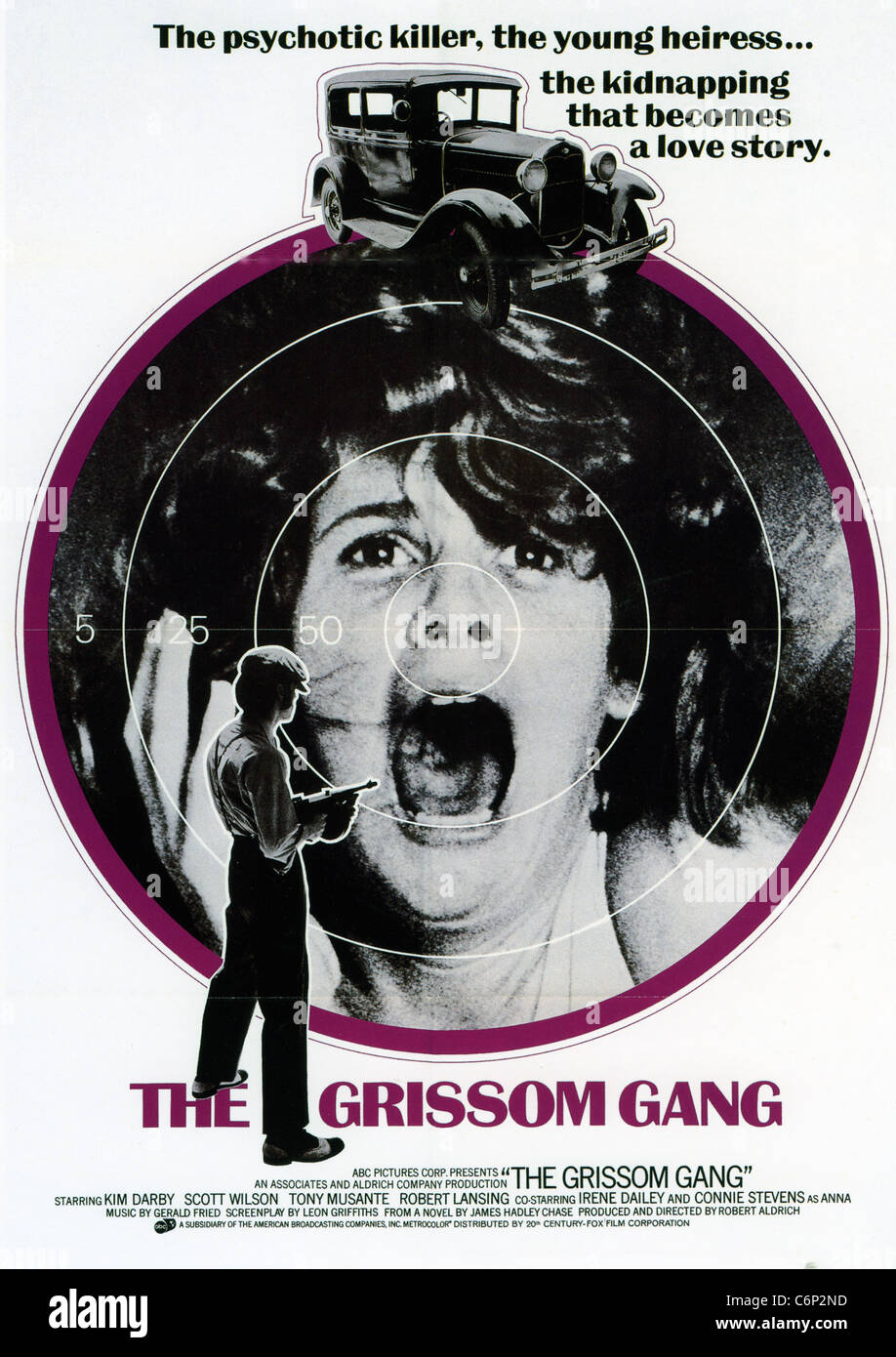Il GRISSOM PISTA Poster per 1971 ABC Pictures film Foto Stock