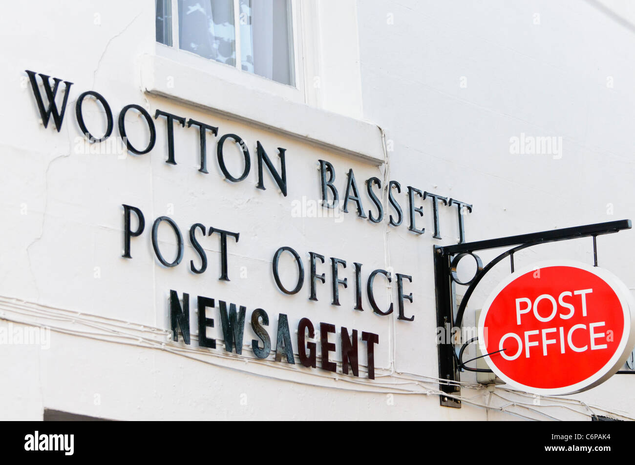 Royal Wootton Bassett post office Foto Stock