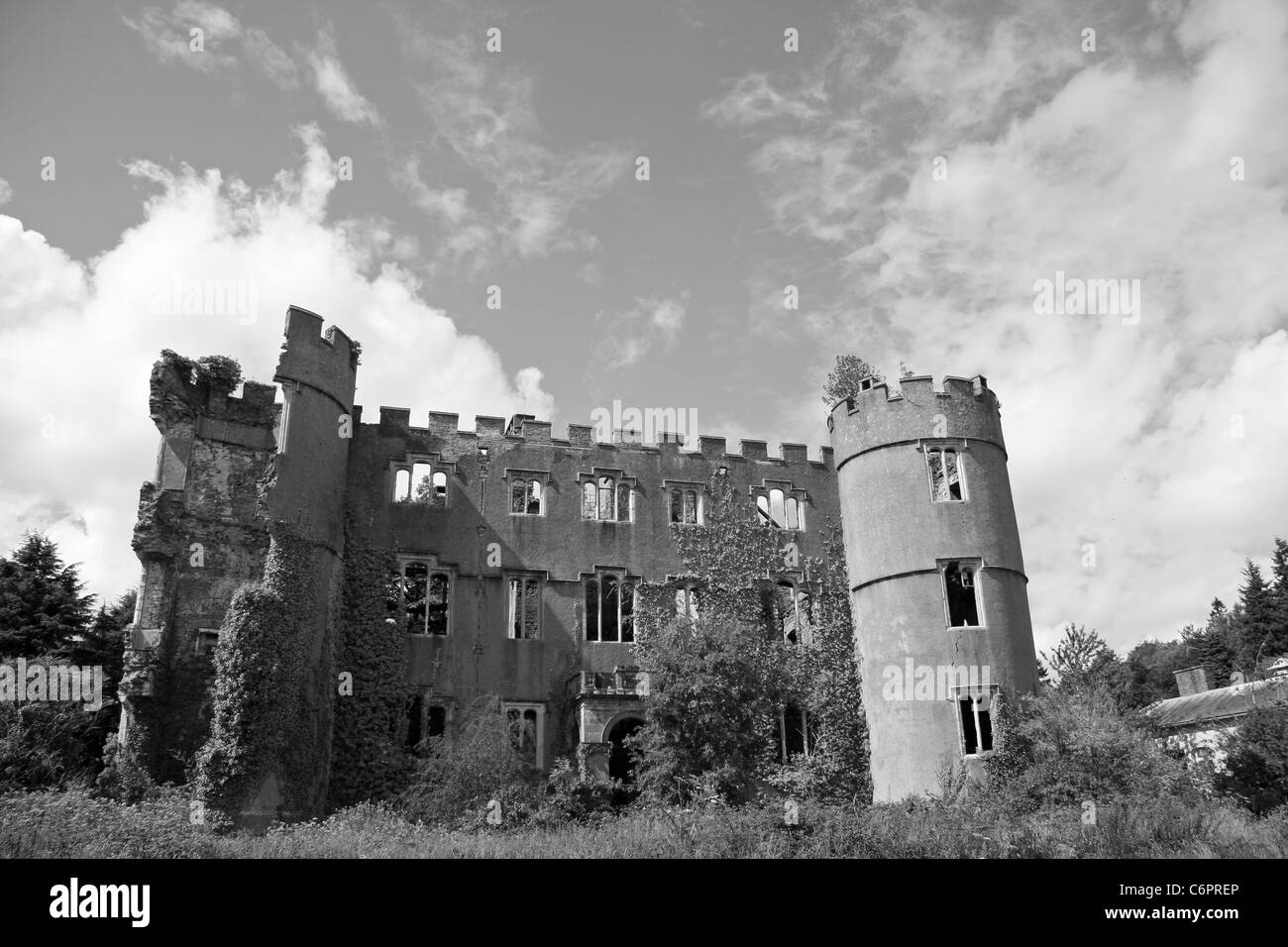 Ruperra Castello, vicino a Cardiff Galles Wales UK Foto Stock