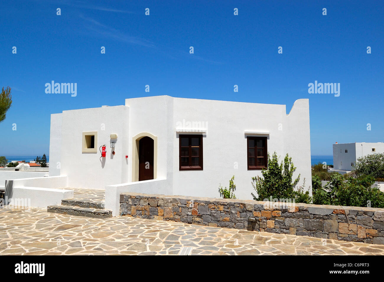 Villa vacanza presso l'hotel di lusso, Creta, Grecia Foto Stock