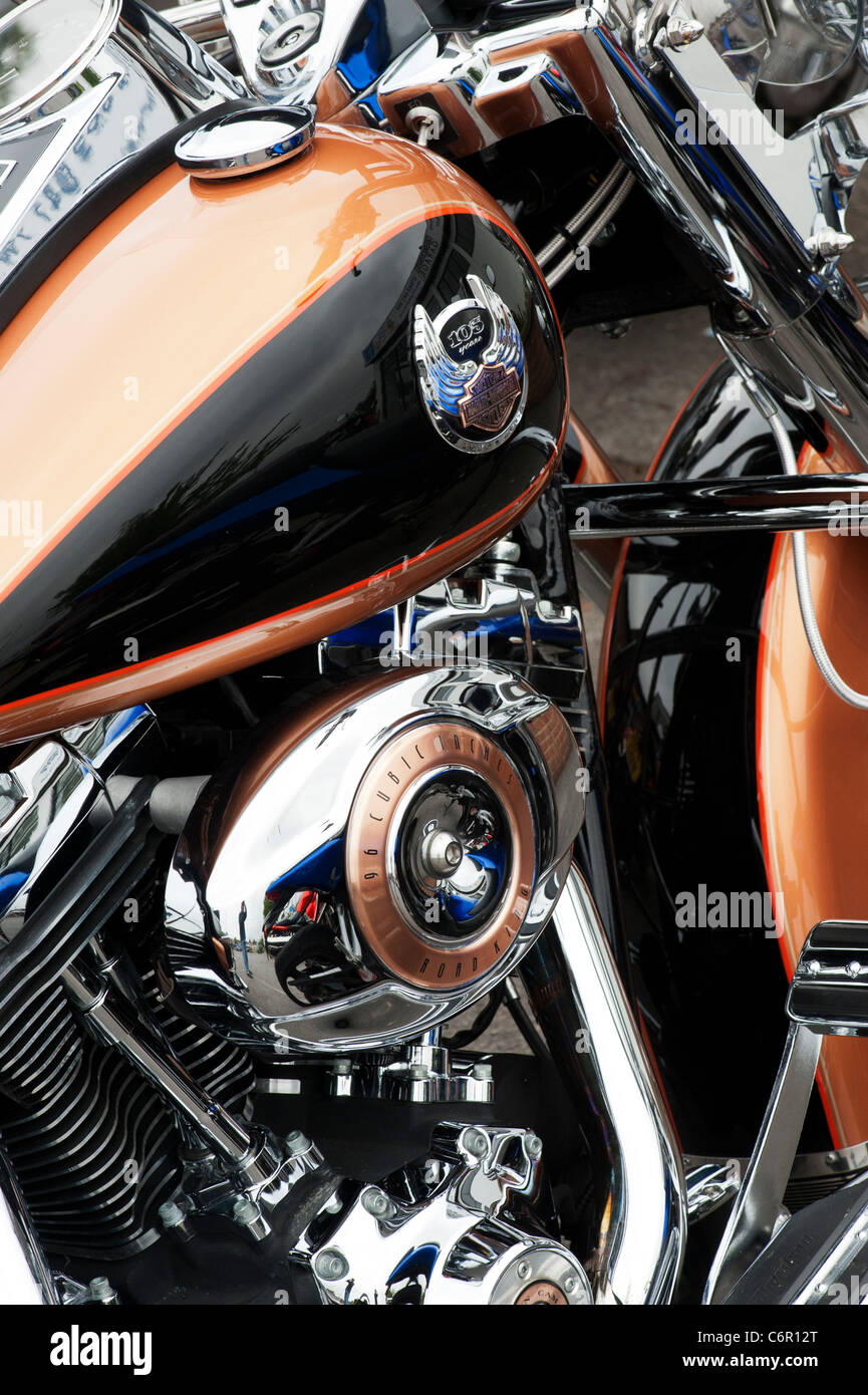 Harley Davidson Road King' motociclo Foto Stock