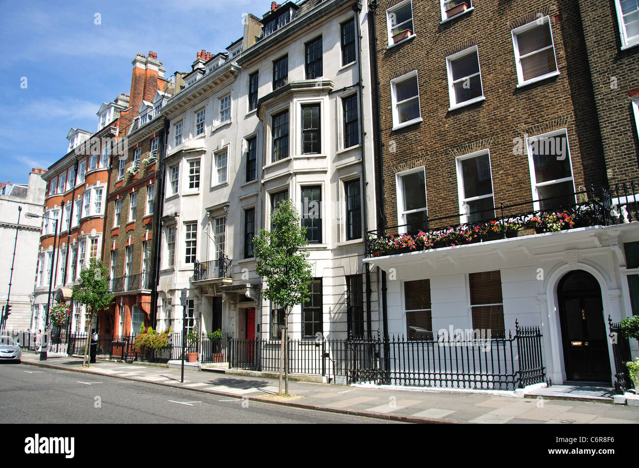 Harley Street, City of Westminster, London, Greater London, England, Regno Unito Foto Stock