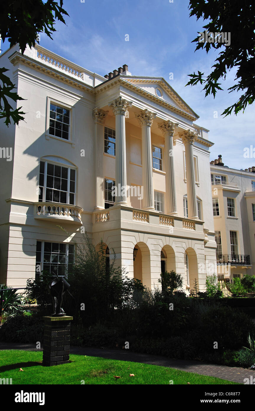 Regency edificio, St.Andrew's Place, Regent's Park, City of Westminster, London, Greater London, England, Regno Unito Foto Stock