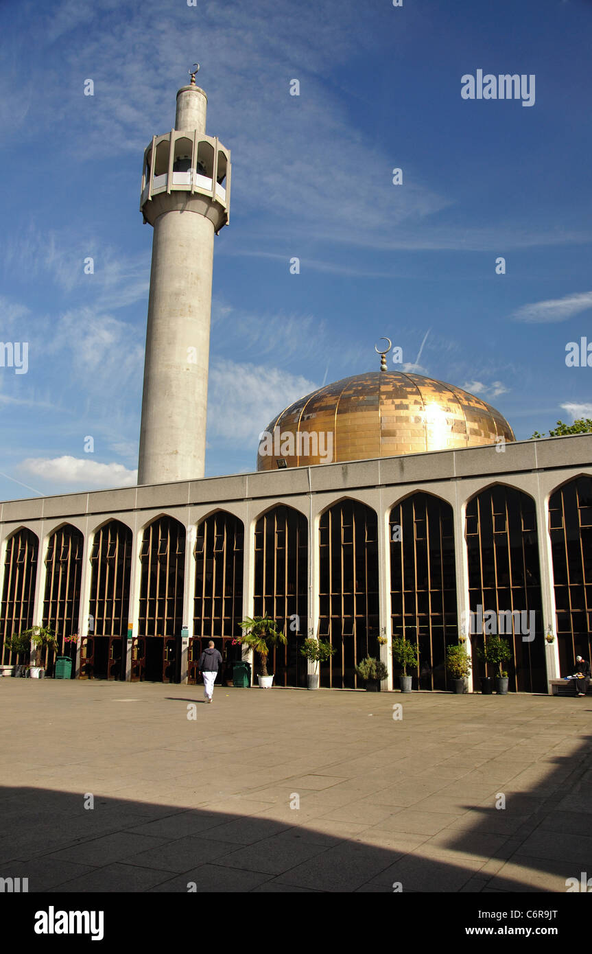 London Central moschea, Park Road, Regent's Park, City of Westminster, London, Greater London, England, Regno Unito Foto Stock