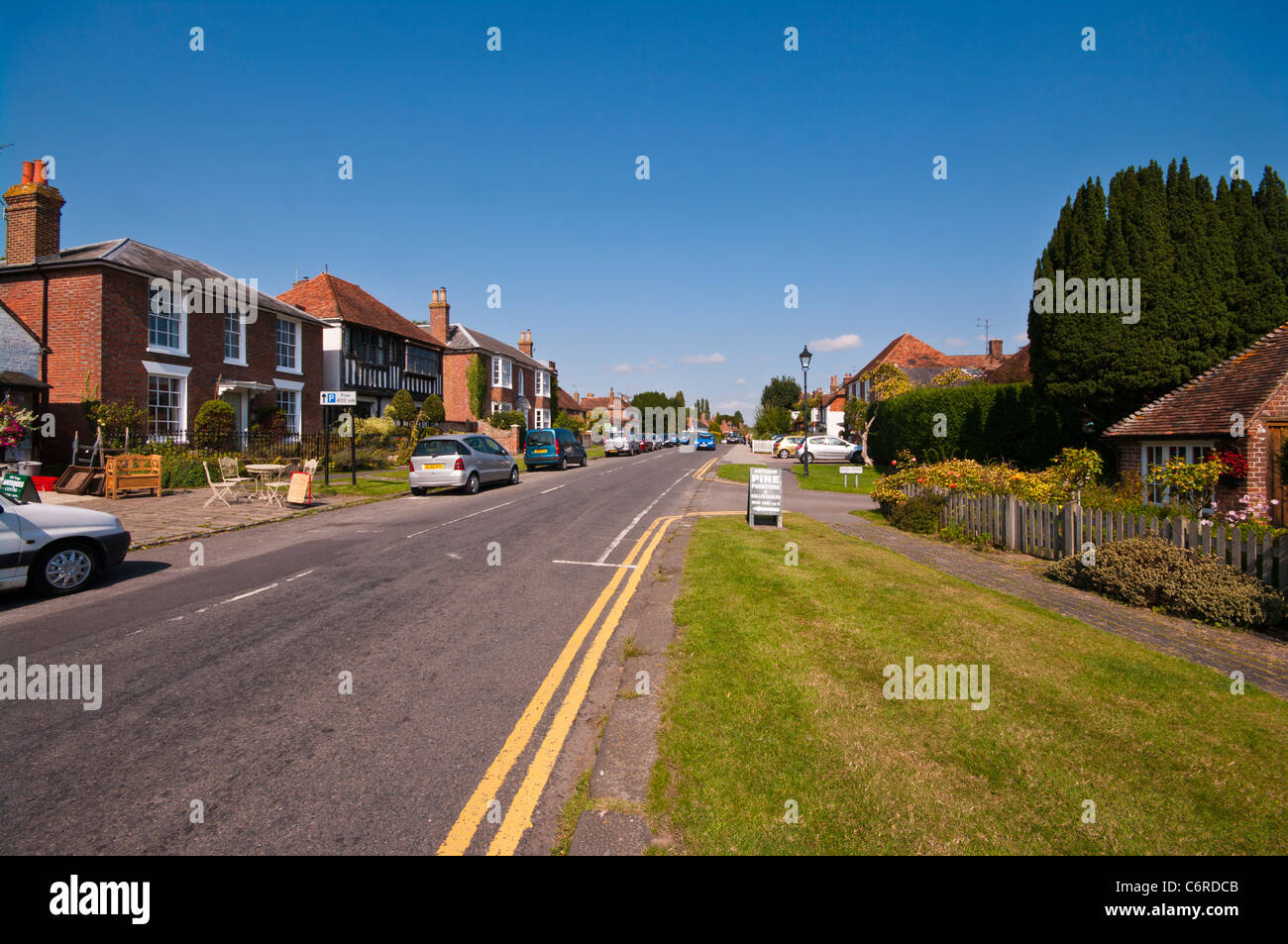 La strada Appledore Kent inglese Regno Unito Villaggi Foto Stock