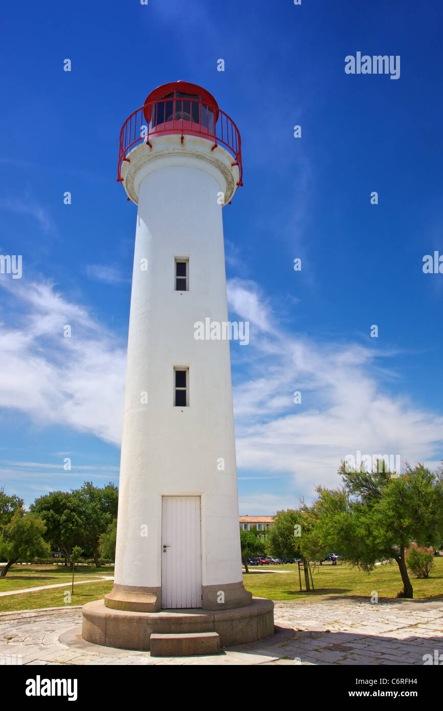 San Martin de Re lighthouse vedi Foto Stock