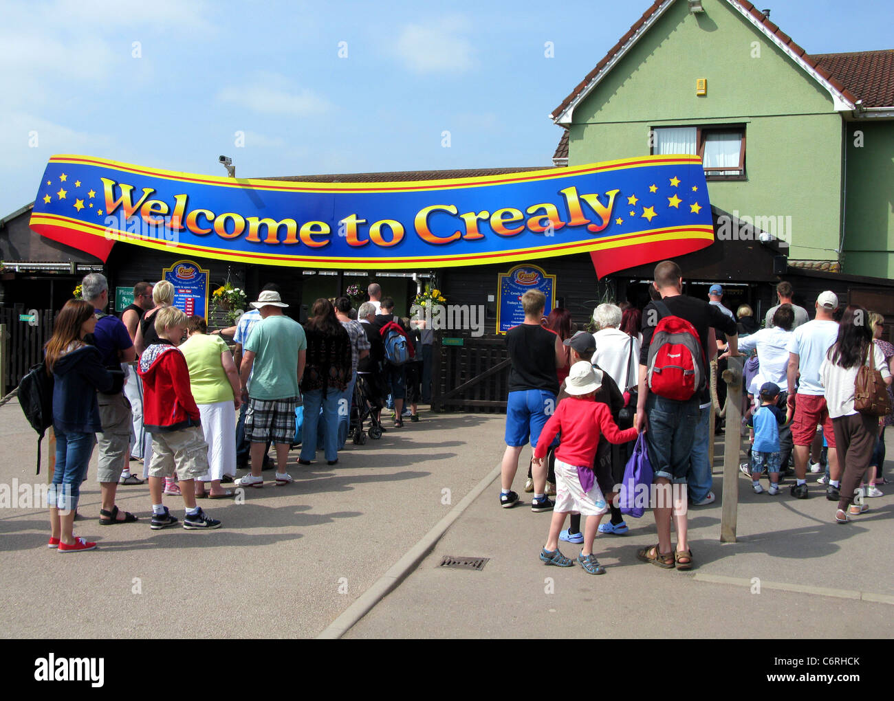 Crealy theme park, Devon, Inghilterra, Regno Unito Foto Stock