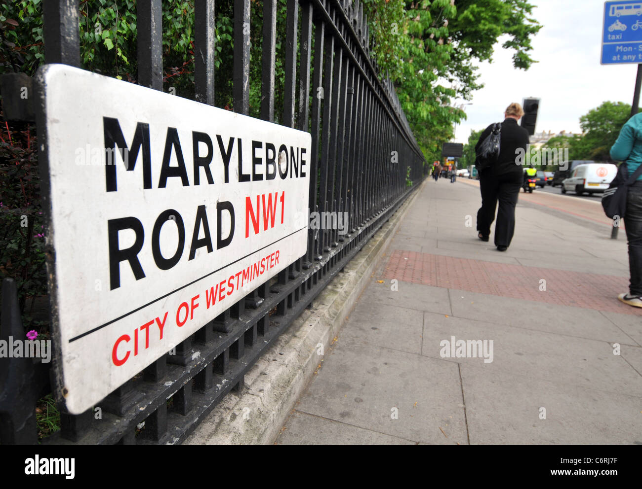 Marylebone Road, Londra, Gran Bretagna, Regno Unito Foto Stock