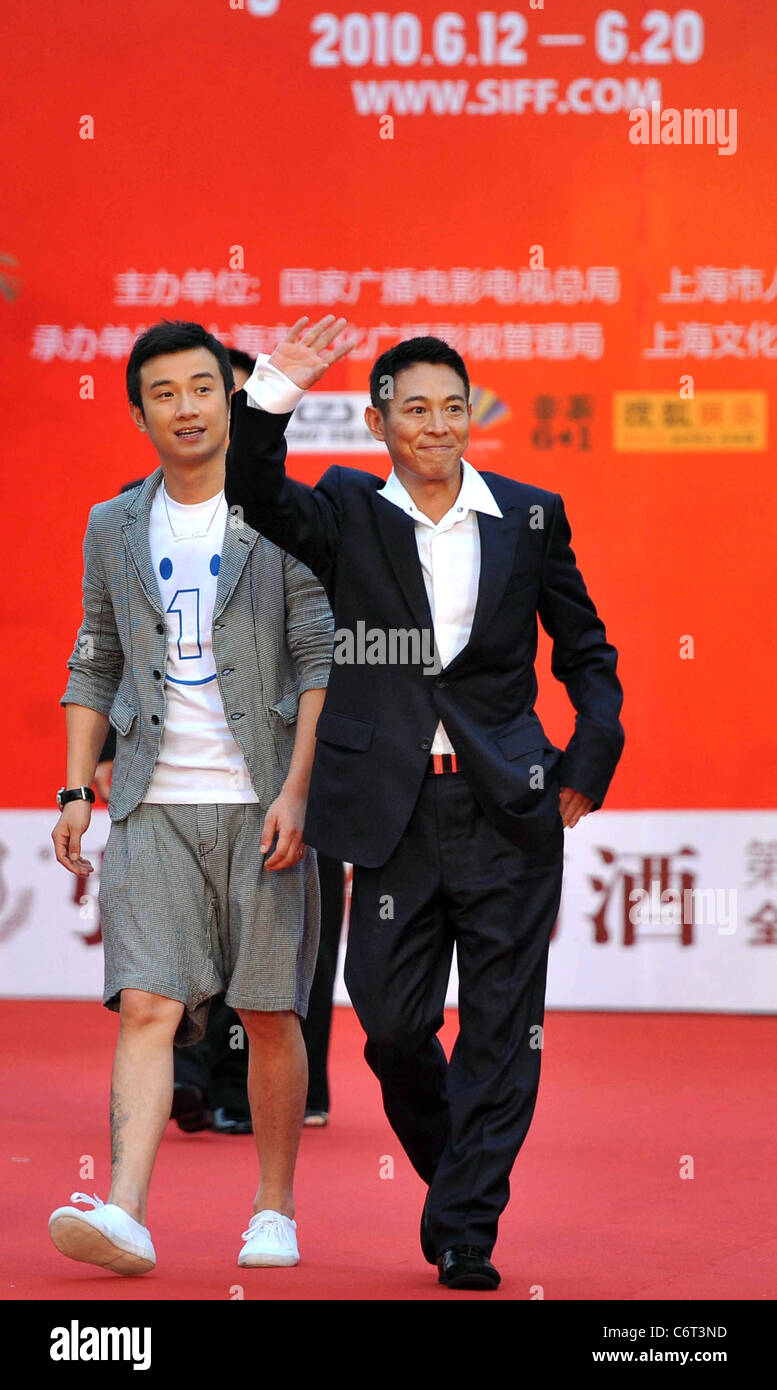 Jet Li la cerimonia di apertura per il XIII Festival Cinematografico Internazionale di Shanghai Shanghai in Cina - 12.06.10 Foto Stock