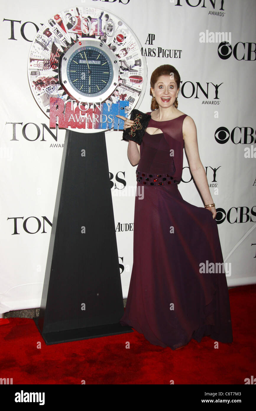 Christiane Noll 64a Tony Awards tenutosi presso la Radio City Music Hall - Arrivi New York City, Stati Uniti d'America - 13.06.10 Foto Stock