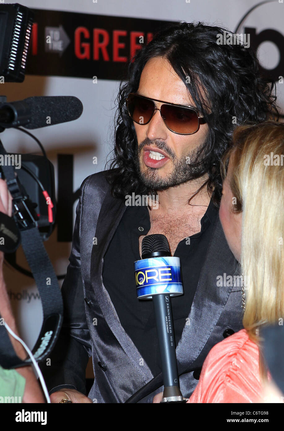 Russell Brand Las Vegas lo screening di 'Get lui alla greca" tenutasi presso il Planet Hollywood Resort and Casino Las Vegas, Nevada - Foto Stock