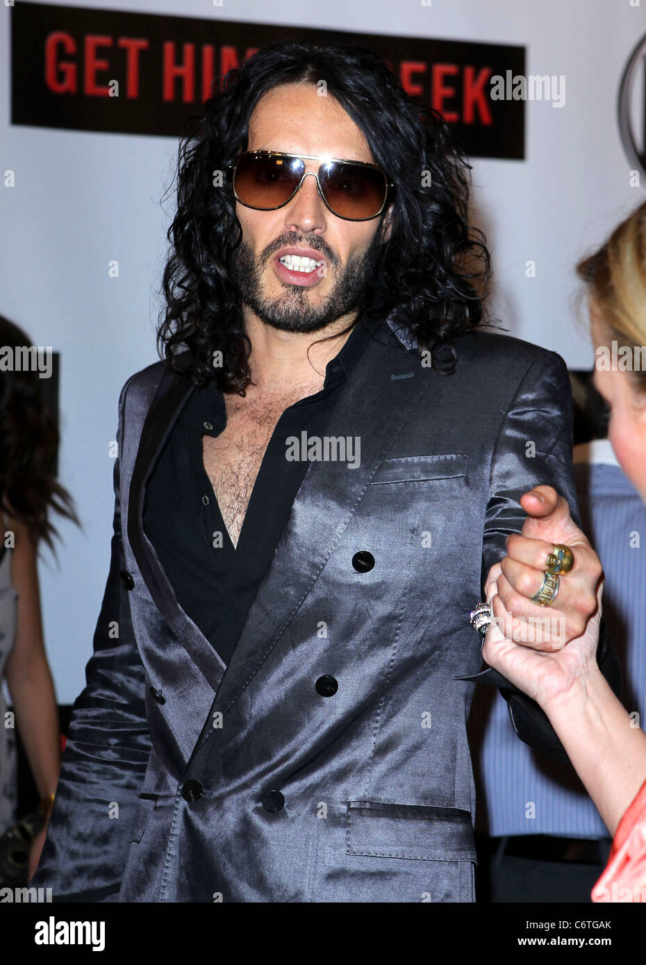 Russell Brand Las Vegas lo screening di 'Get lui alla greca" tenutasi presso il Planet Hollywood Resort and Casino Las Vegas, Nevada - Foto Stock