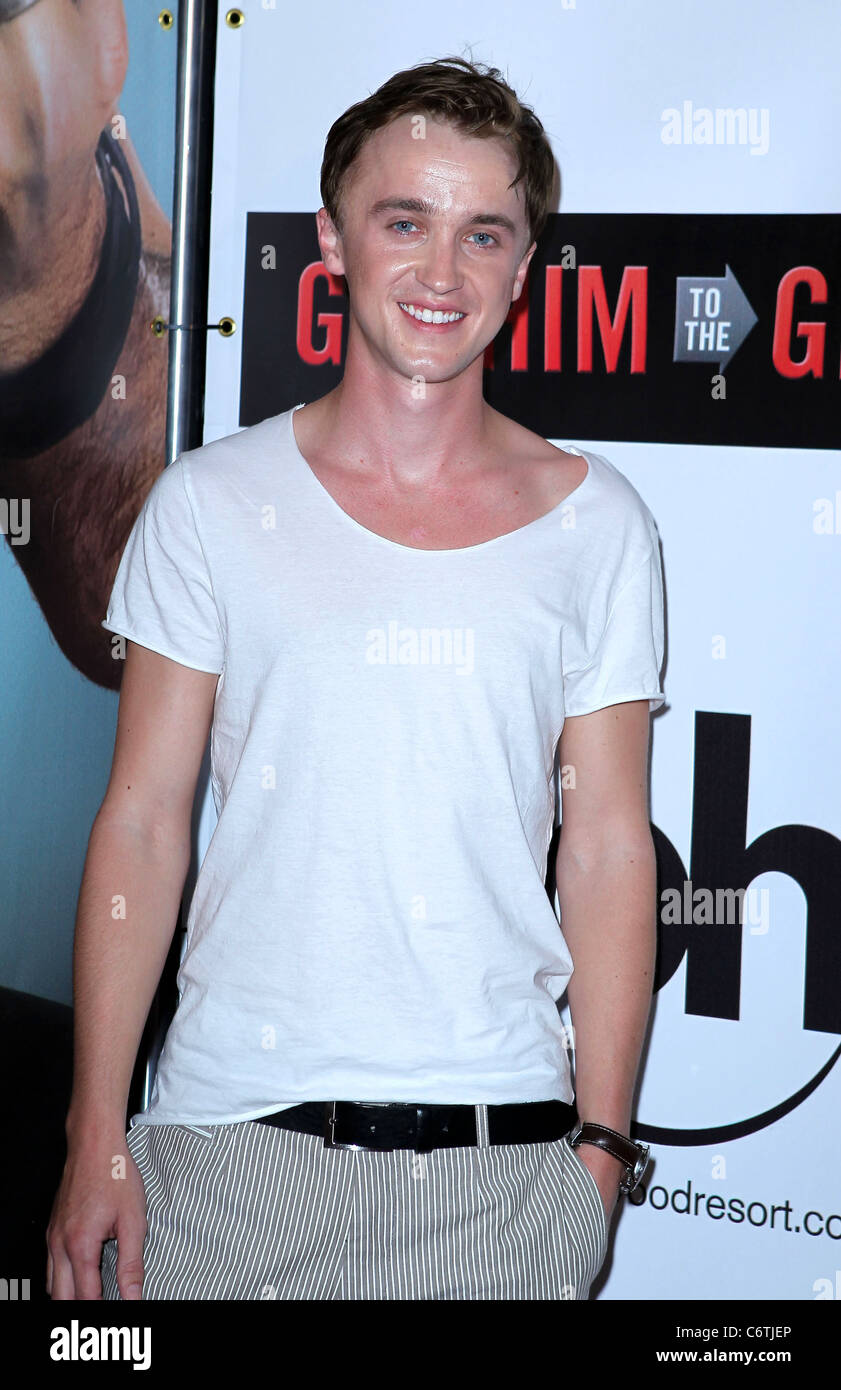 Tom Felton Las Vegas lo screening di 'Get lui alla greca" tenutasi presso il Planet Hollywood Resort and Casino Las Vegas, Nevada - Foto Stock