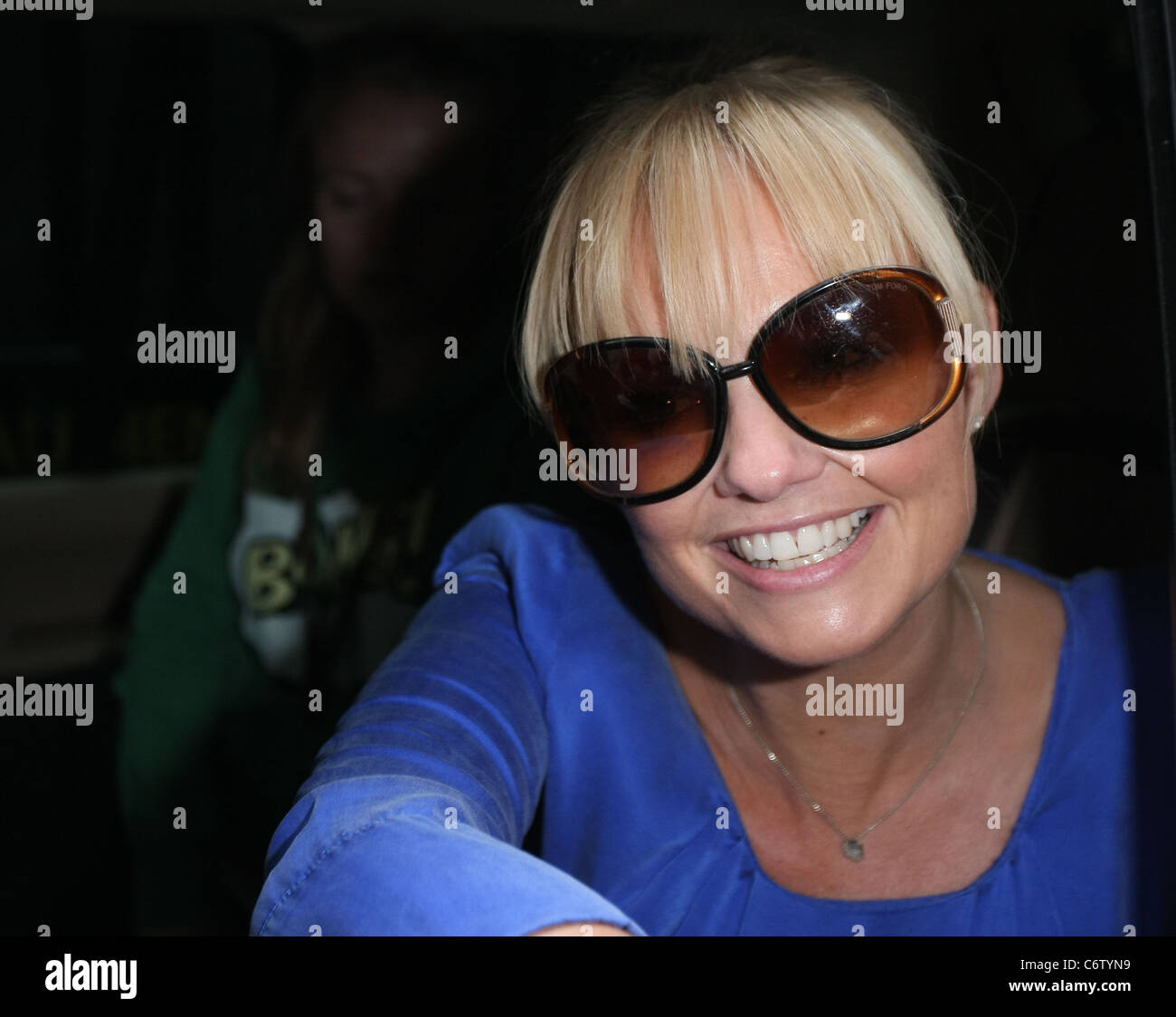 Emma Bunton al di fuori della ITV Studios di Londra - Inghilterra - 01.06.10 Foto Stock