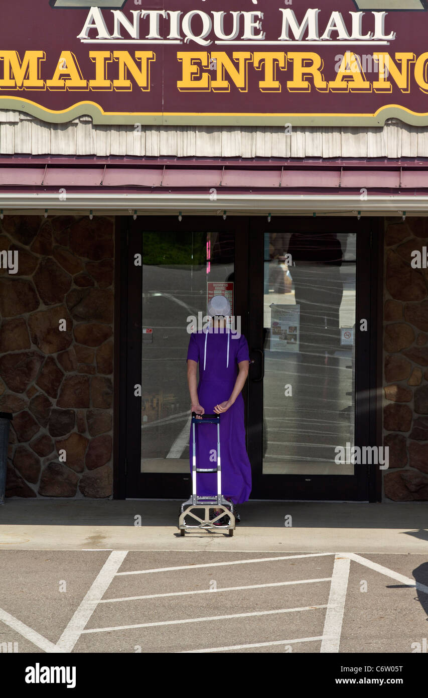 VEW del paese Amish in Ohio Ohio OHIO USA comunità Amish americana stile di vita vita quotidiana vita verticale ad alta risoluzione Foto Stock