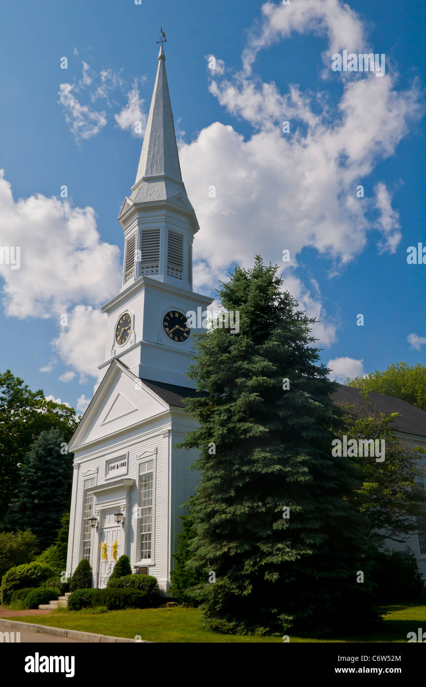 La prima chiesa parrocchiale di Yorks, York, Maine New England USA Foto Stock