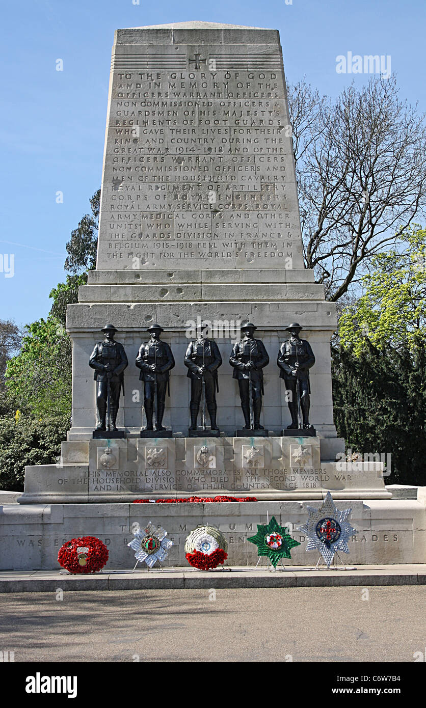 Le protezioni' monumento, St James Park, Londra. Foto Stock