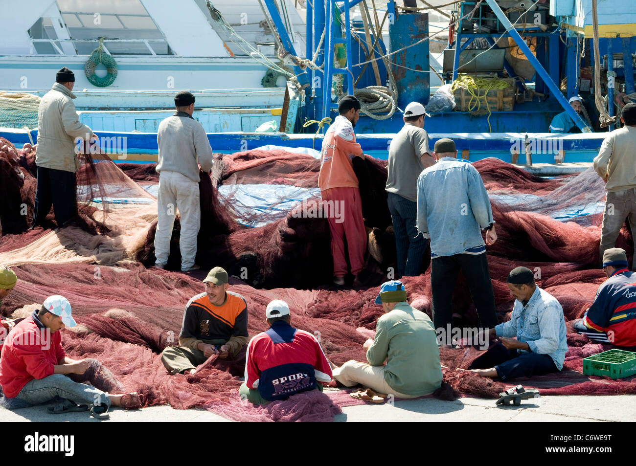 Pescatori Foto Stock