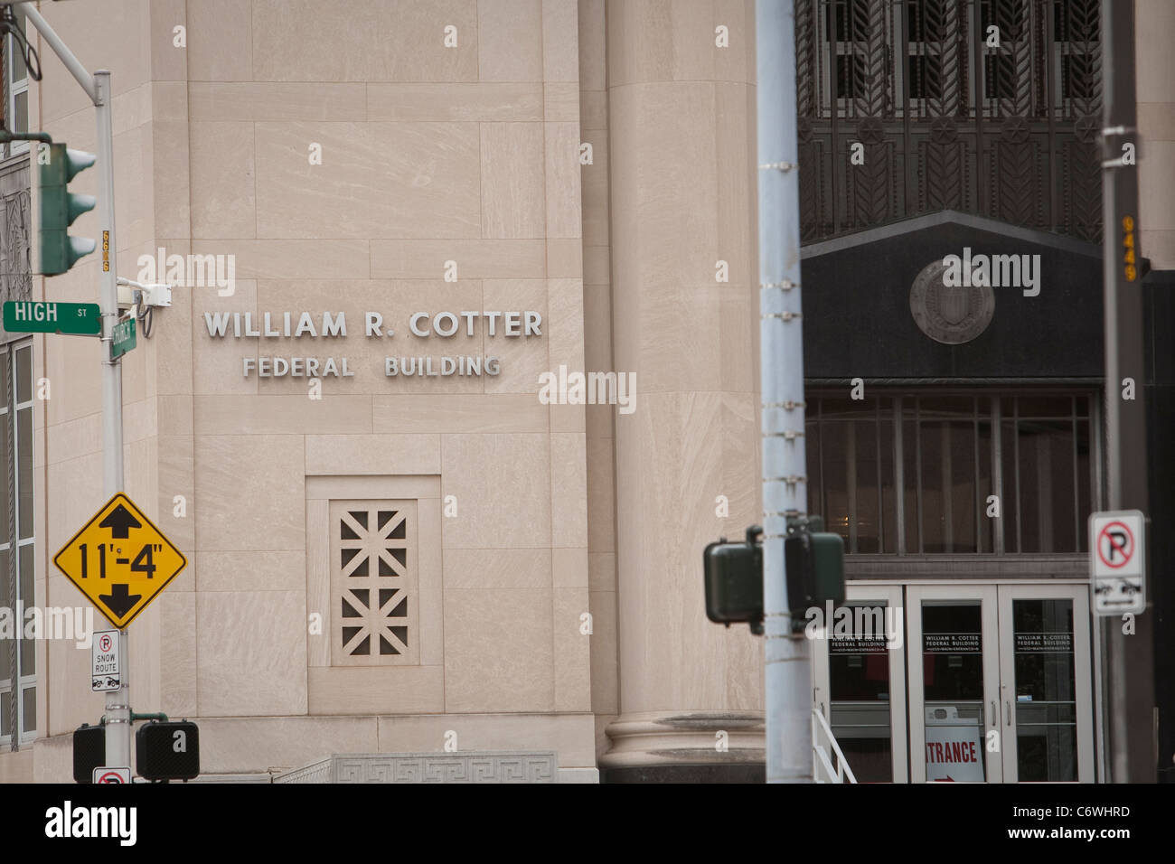 William R. Cotter Edificio federale è raffigurato a Hartford, Connecticut, sabato 6 agosto 2011. Foto Stock