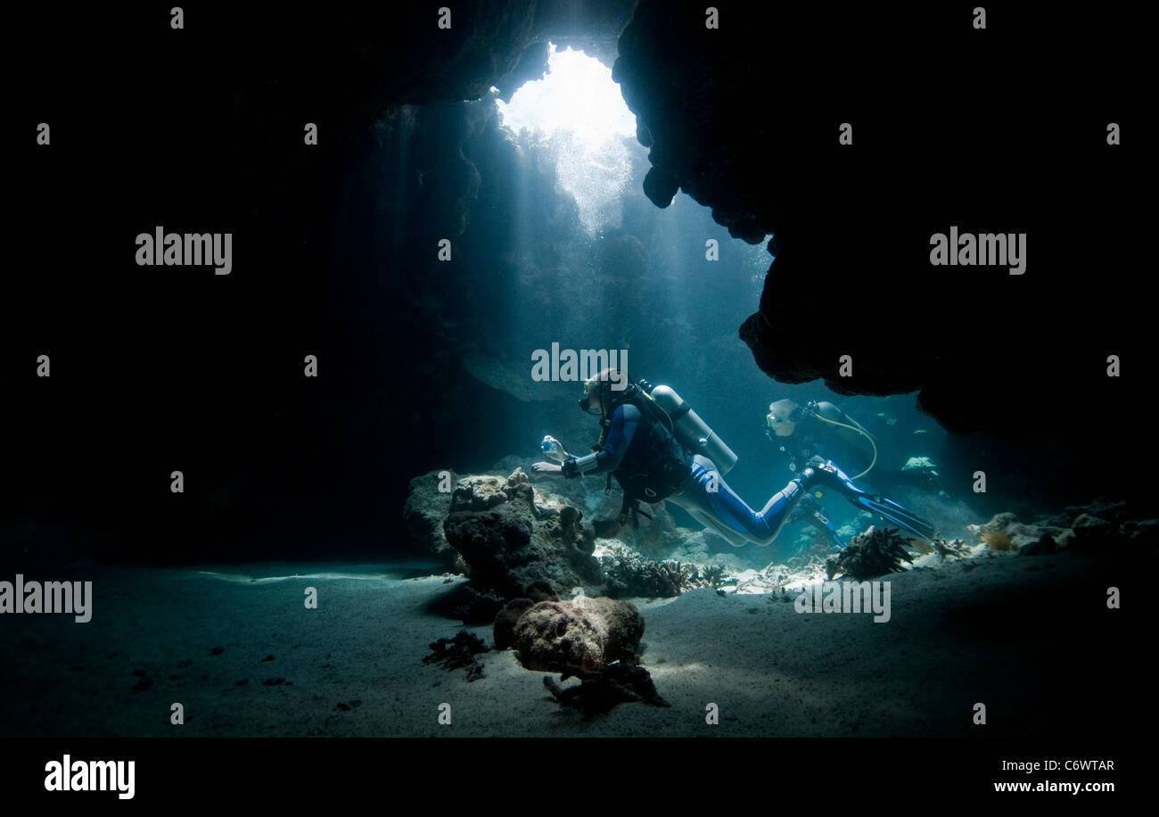 StJohns grotte Foto Stock