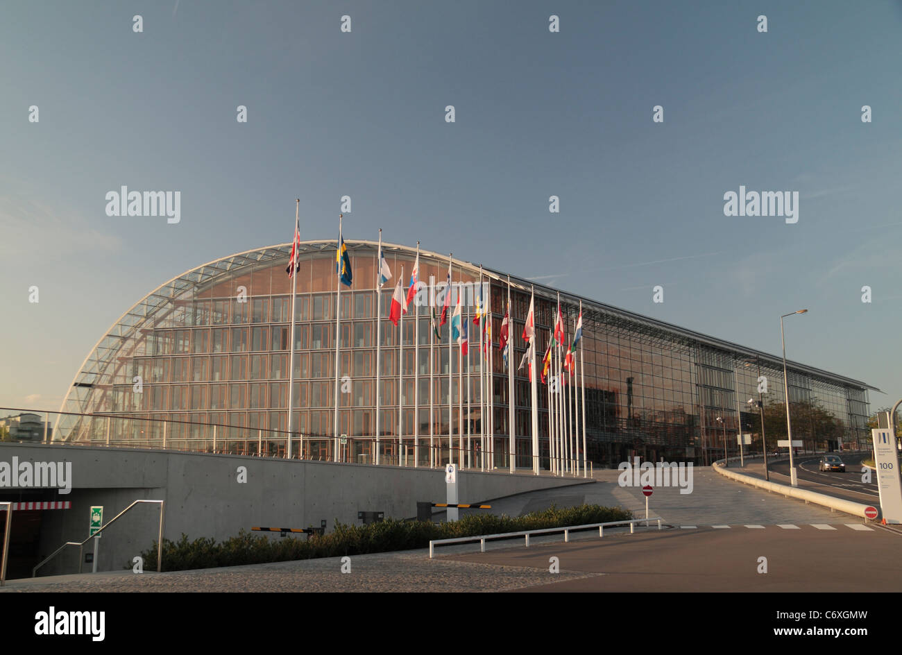 La Banca europea per gli investimenti (BEI) uffici di Lussemburgo. Essa è stata istituita nel 1958 dal Trattato di Roma. Foto Stock
