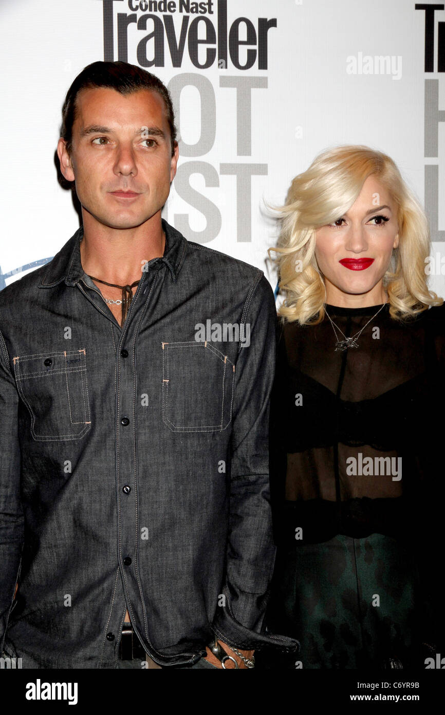 Gavin Rossdale e Gwen Stefani Conde Nast Traveler Hot List Party al nightclub Haze al Aria Resort and Casino in città Foto Stock